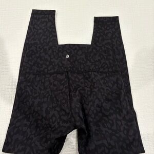 Black Patterned Leggings